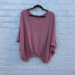 Jennaration pink batwing top sz M